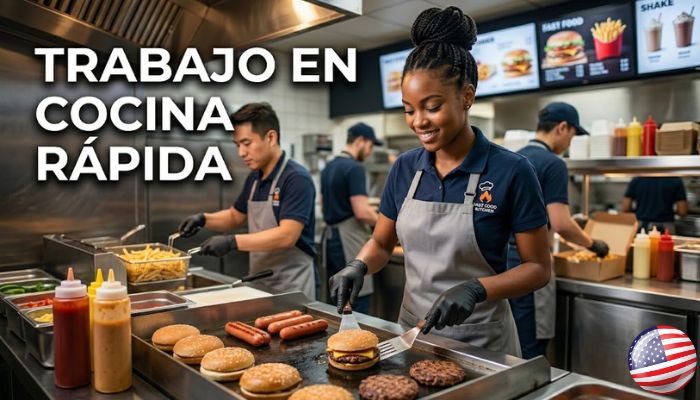Trabajo en cocina rápida